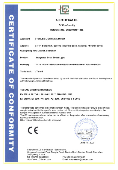 CE Certificate