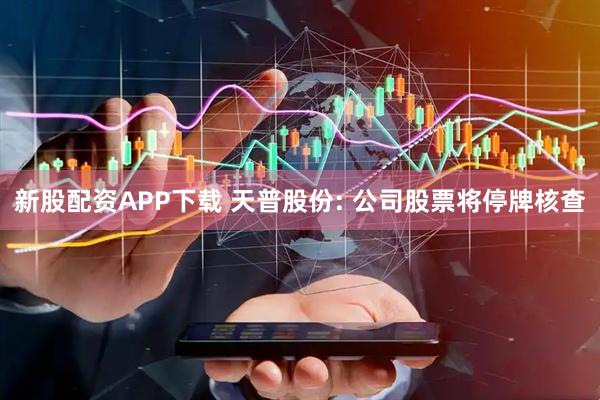 新股配资APP下载 天普股份: 公司股票将停牌核查